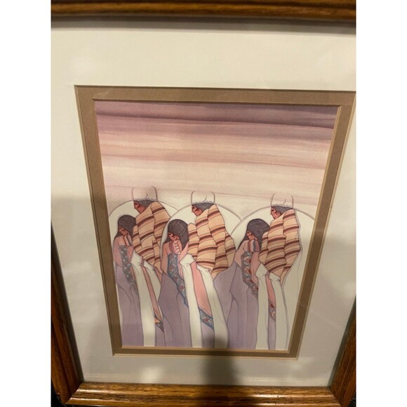 Amado M. Pena's - Lovely Small Subtle Matted Framed Print - Picture 3 of 8